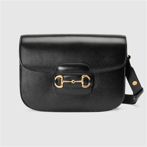 gucci black horsebit|gucci horsebit shoulder.